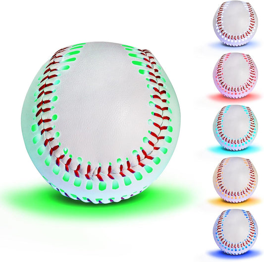 NightStrike Baseball | Light up Baseball with 6 Changing Colors, Glow in the Dark Baseball, Official Size Baseball Gift for Boys and Girls, Kids, and Baseball Fans